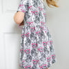 Zebra pink spec print Dress