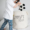 Personalised Canvas Rope Toy Basket