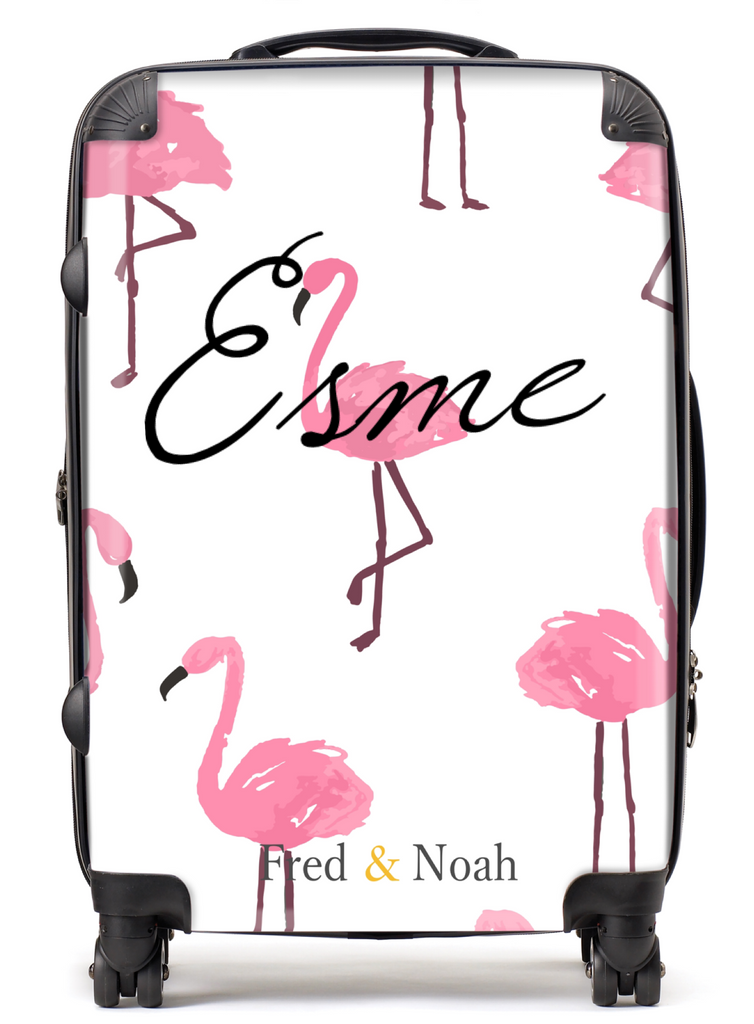 Suitcase Protector Flamingo Suitcase Uk Personalised Flamingo