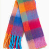 Large Heavyweight Rainbow Colour Block scarf