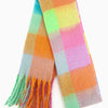 Large Heavyweight Pastel Colour Block scarf