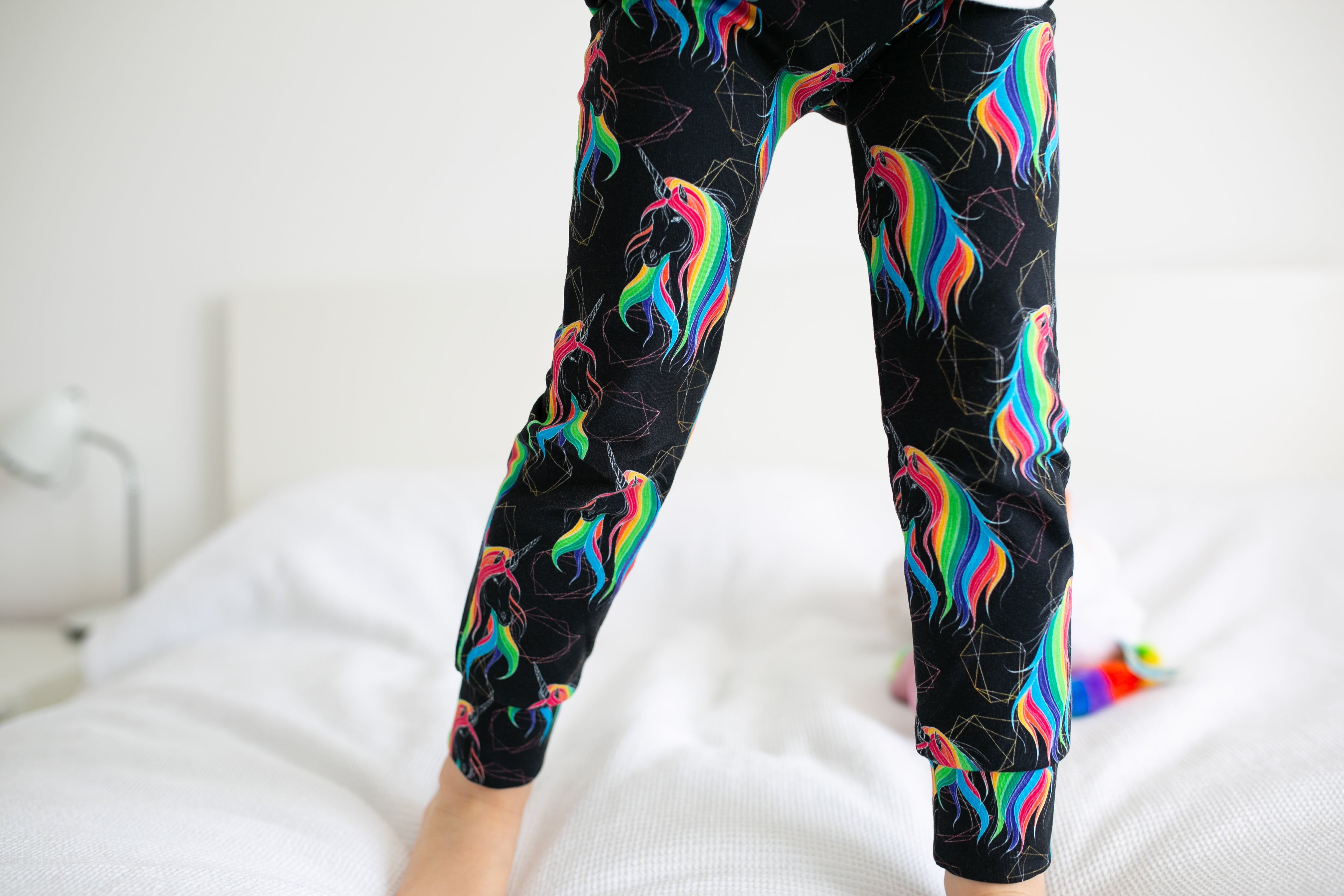 Glitter Rainbow Unicorn Pattern Leggings for Sale by WOW