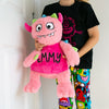 Large Personalised Pink Monster Teddy