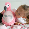 Large Personalised Pink Flamingo Teddy