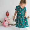 Festive Flamingo Dress