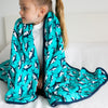 Shark print XXL blanket