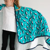 Shark print XXL blanket