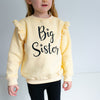 Big sister frill sleeve Sweatshirt