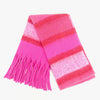 Large Heavyweight Fuchsia Colour Block scarf