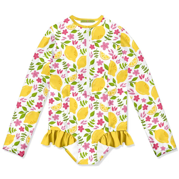 Lemonade Long sleeve Zip Swimsuit PRE ORDER