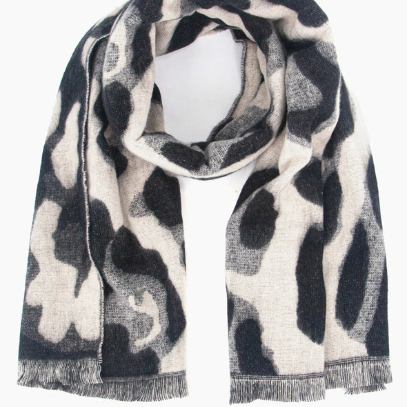 Large Heavyweight leopard print Scarf