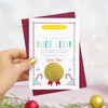 OFFICIAL Nice list Certificate Card