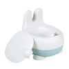 Bunny Training Potty with Back Rest, Removable Bowl & Lid