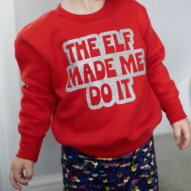 The Elf made me do it Sweater