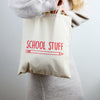 School stuff Premium cotton Tote bag