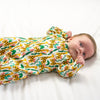 Jungle Giraffe cotton sleepsuit