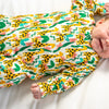 Jungle Giraffe cotton sleepsuit