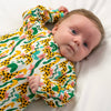 Jungle Giraffe cotton sleepsuit