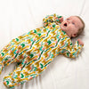 Jungle Giraffe cotton sleepsuit