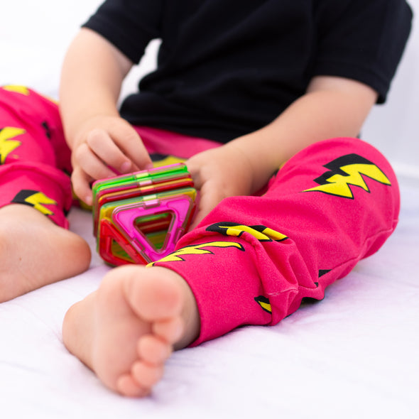 Pink Bolt Leggings