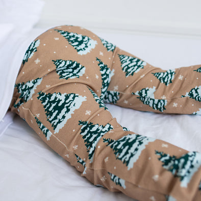 Snowy Trees printed Leggings