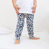 Blue leopard print Leggings