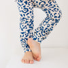 Blue leopard print Leggings