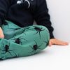 Green Spider Print Leggings