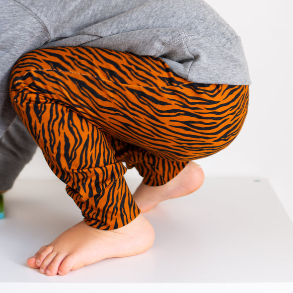 Tiger stripe Print Baby Leggings