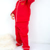 Red Christmas 100% cotton Personalised Pyjamas