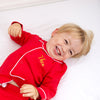 Red Christmas 100% cotton Personalised Pyjamas