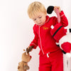 Red Christmas 100% cotton Personalised Pyjamas