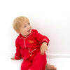 Red Christmas 100% cotton Personalised Pyjamas