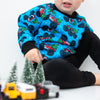 Xmas Monster Truck Fleece Sweater