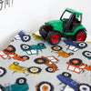 Tractor print XXL blanket