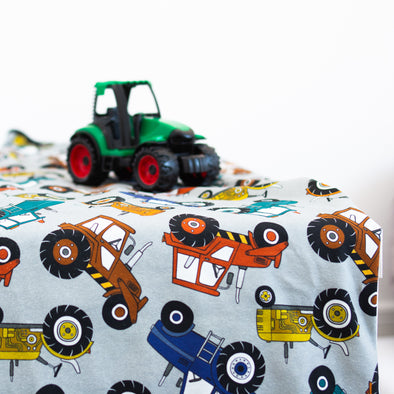 Tractor print XXL blanket