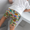 Eye Print Shorts counted