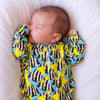 Tropical Fish print cotton Sleepsuit