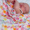 XL Floral Muslin Swaddle