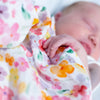 XL Floral Muslin Swaddle