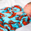 Lobster cotton sleepsuit