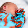 Lobster cotton sleepsuit