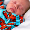 Lobster cotton sleepsuit