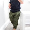 EXTRA WARM Khaki Car Print "Kid Fit" Trousers
