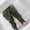 EXTRA WARM Khaki Car Print "Kid Fit" Trousers