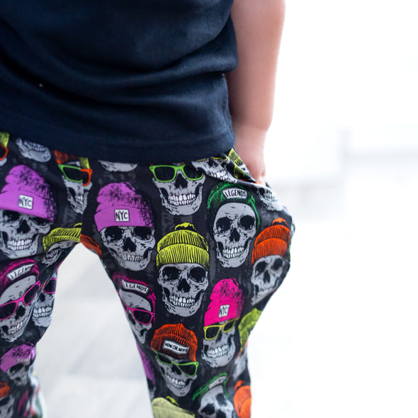 Skull print "Kid Fit" Trousers