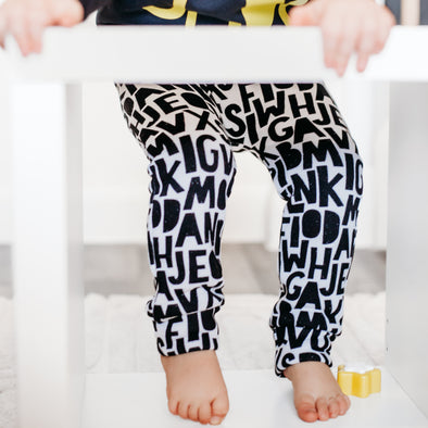 Extra warm ABC print Leggings