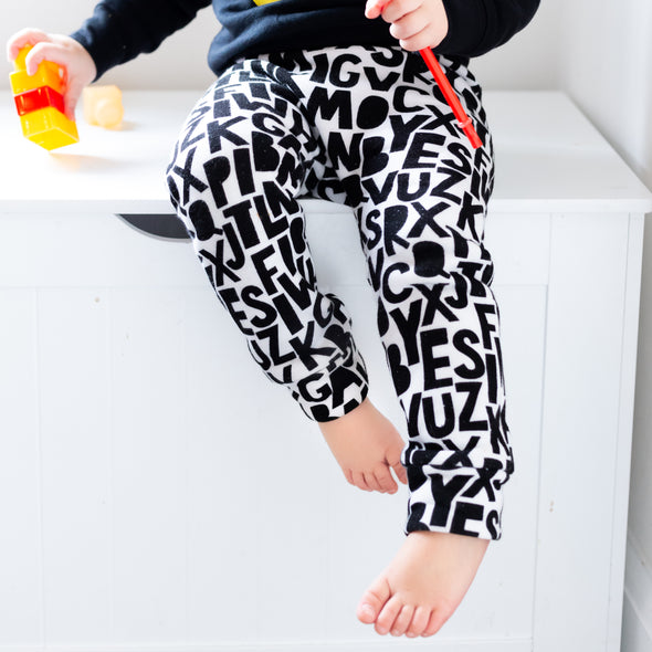 Extra warm ABC print Leggings