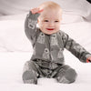 Grey Bear cotton sleepsuit