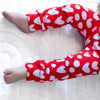 Extra warm Love heart print Leggings